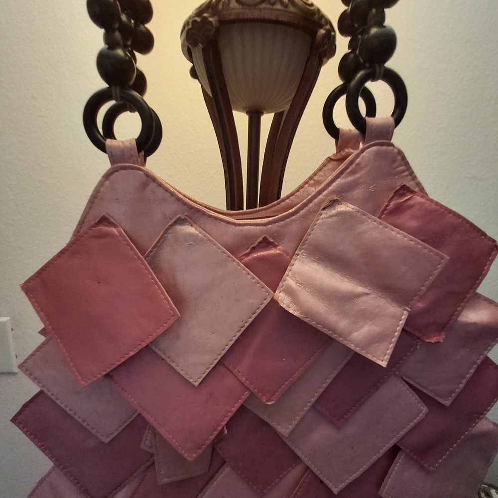 Pink Layered Women's Bag
